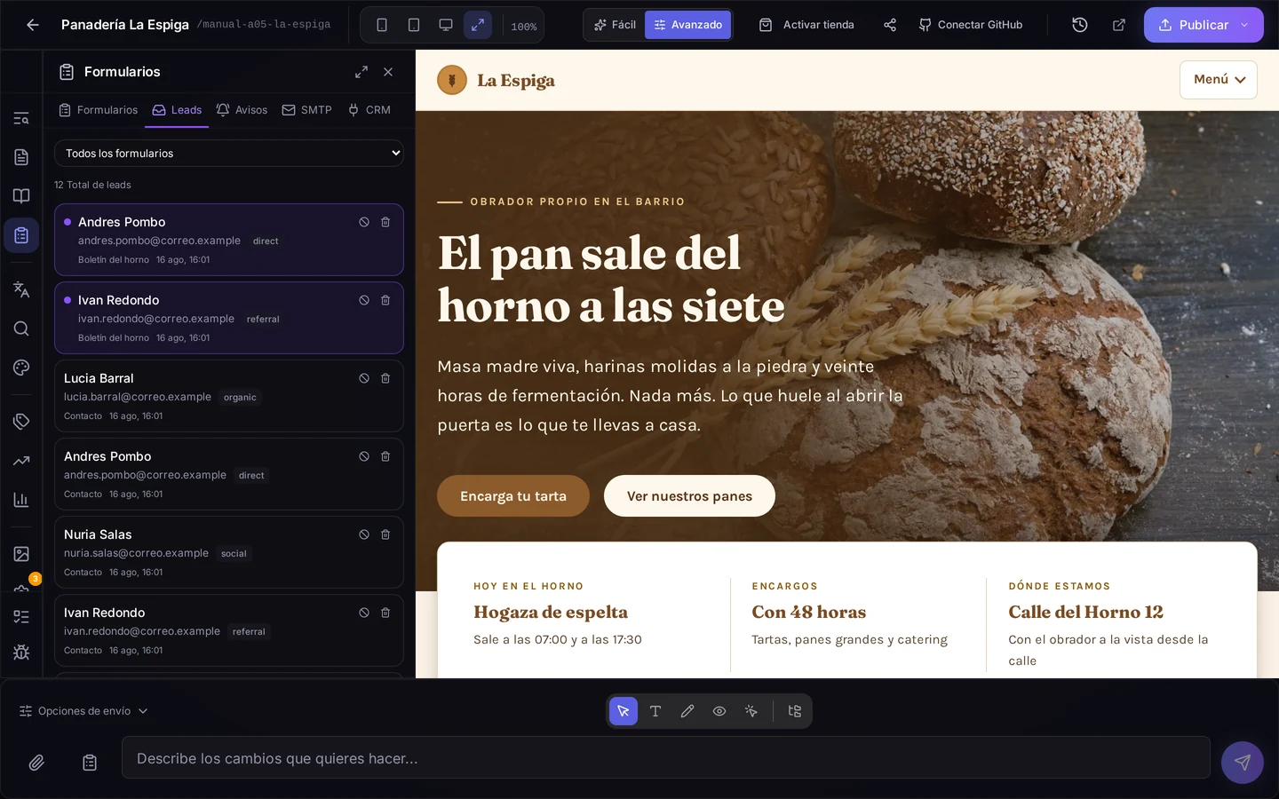 Formularios que sí te llegan, y que avisan en cuanto entra uno