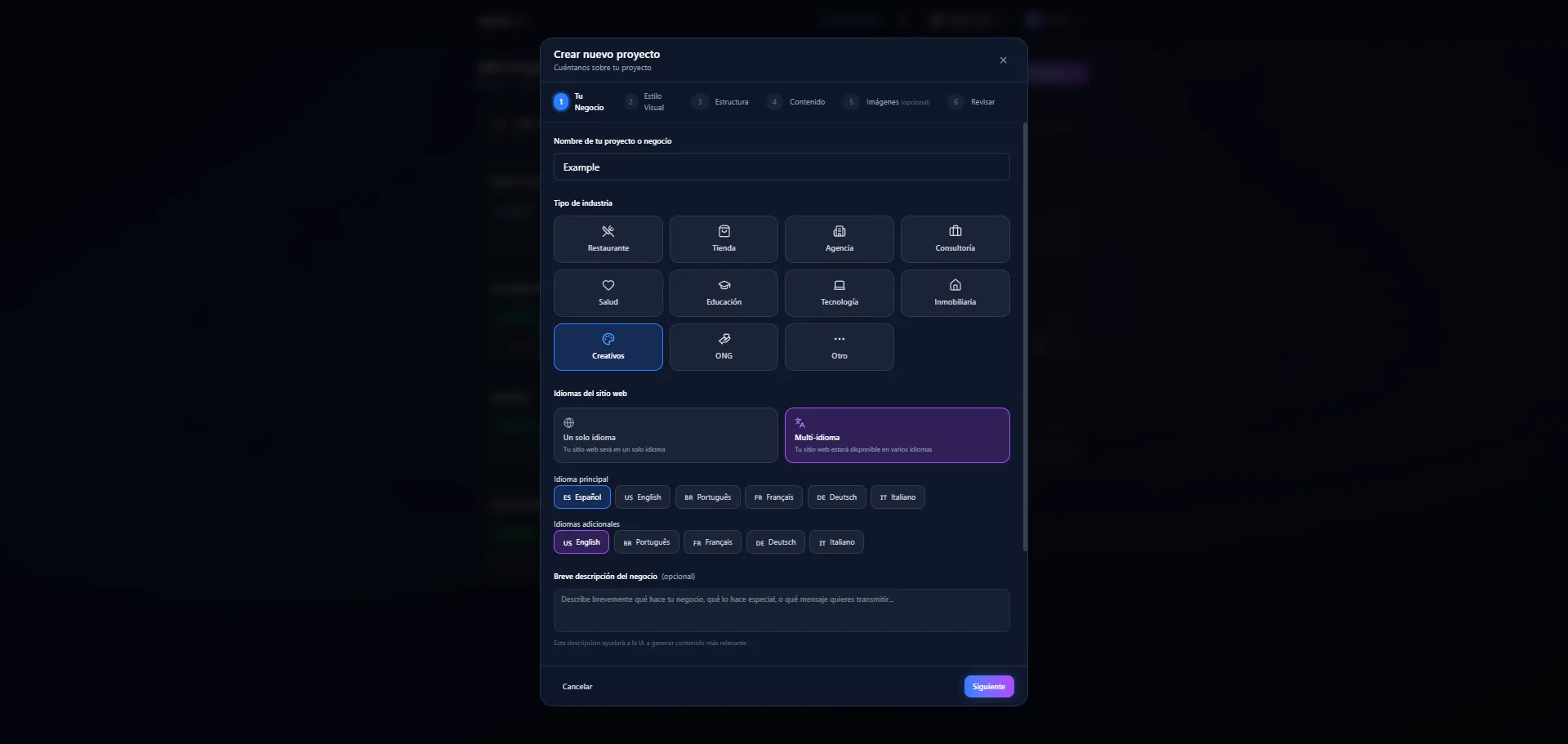 Selección de idiomas adicionales para tu web multilingüe en SpeakSite