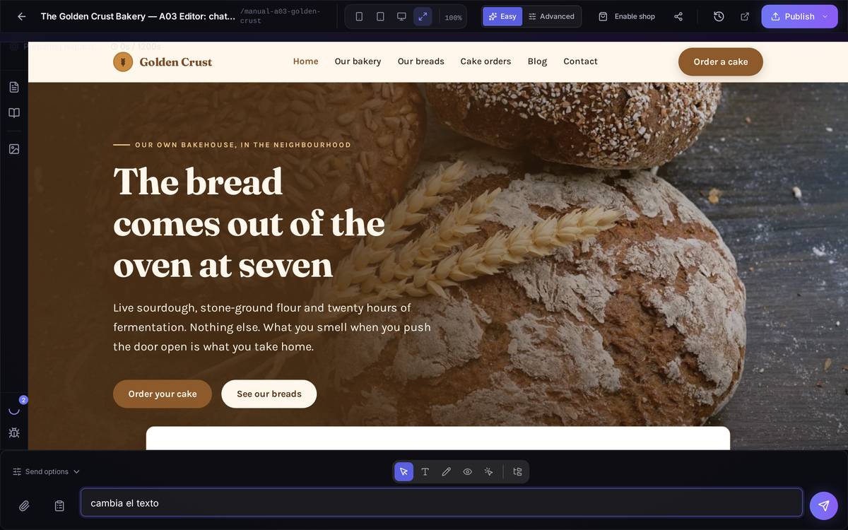 "change the text". Which text, what to, and where? The AI will have to guess, and it usually guesses badly.