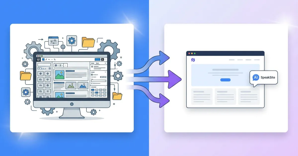 WordPress vs SpeakSite: por qué migrar a IA